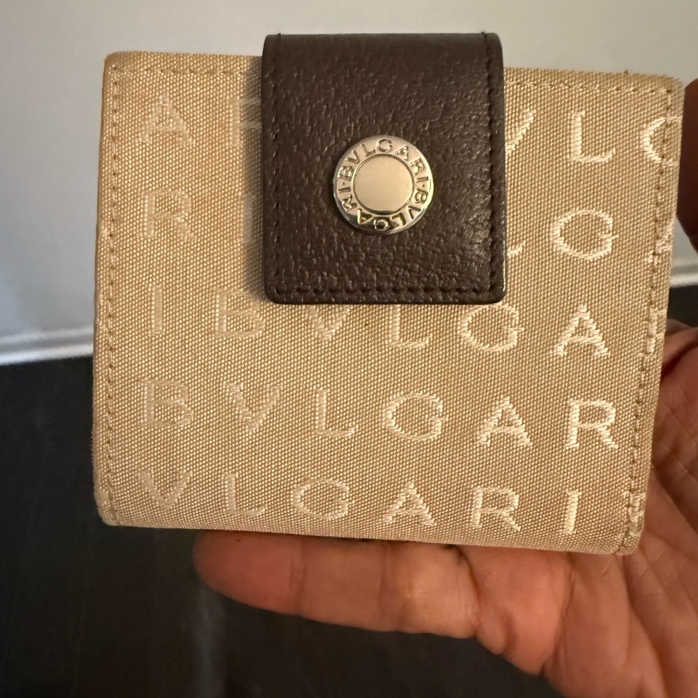 Bulgari Brown Leather Wallet